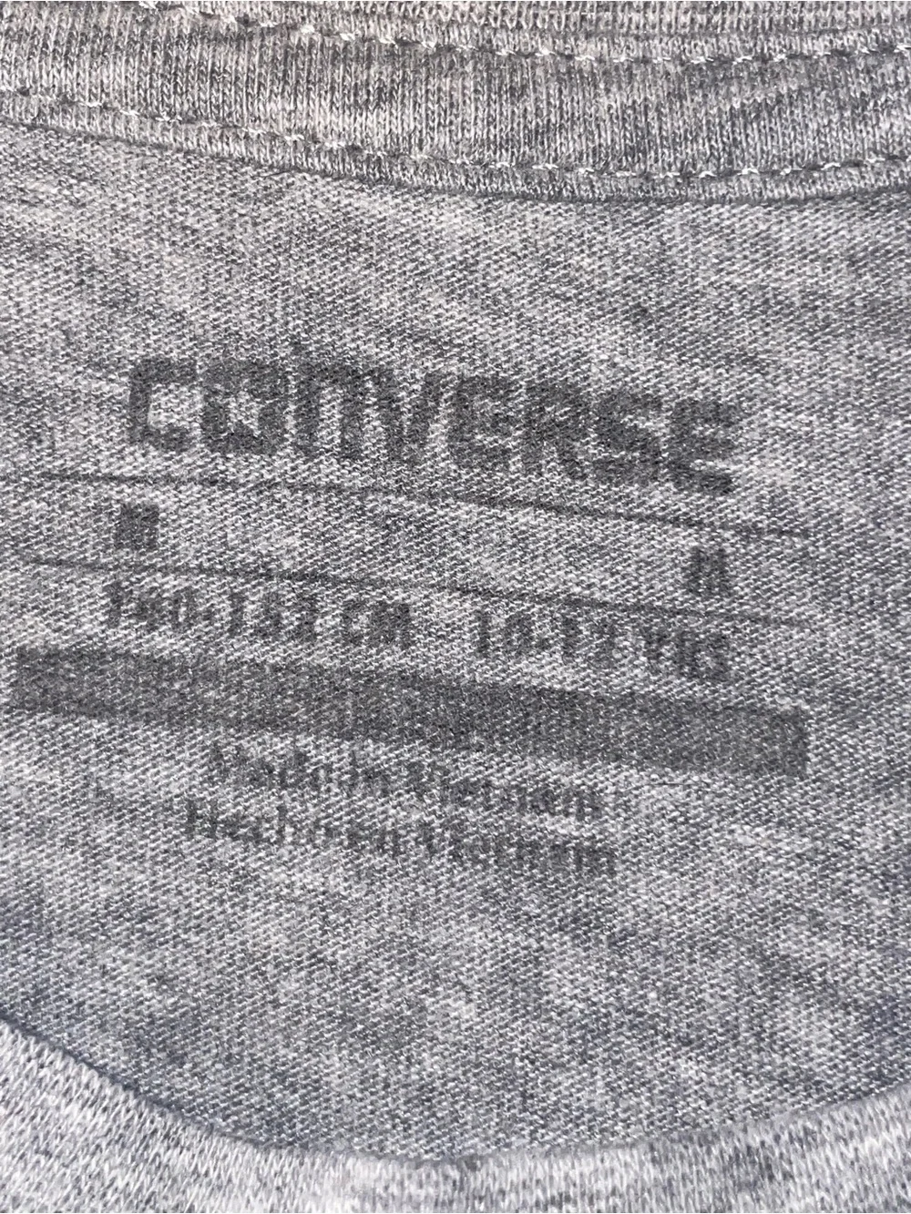 Converse gray crewneck